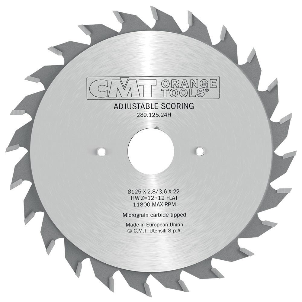 Industrial adjustable scoring blades