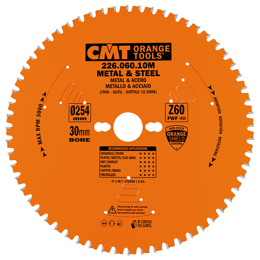 Industrial dry cutter circular saw blades