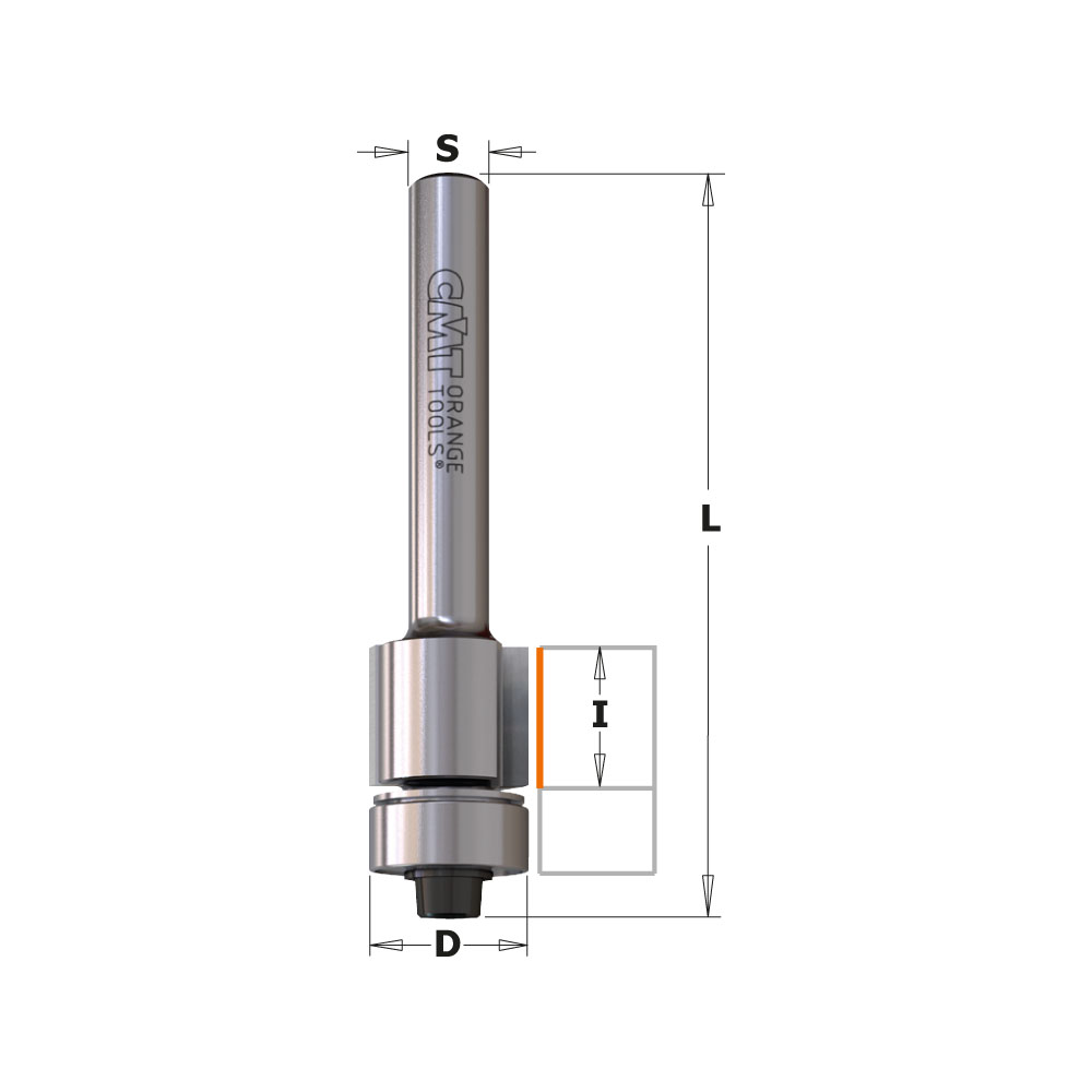 Fresa para recortar en diamante (PCD)