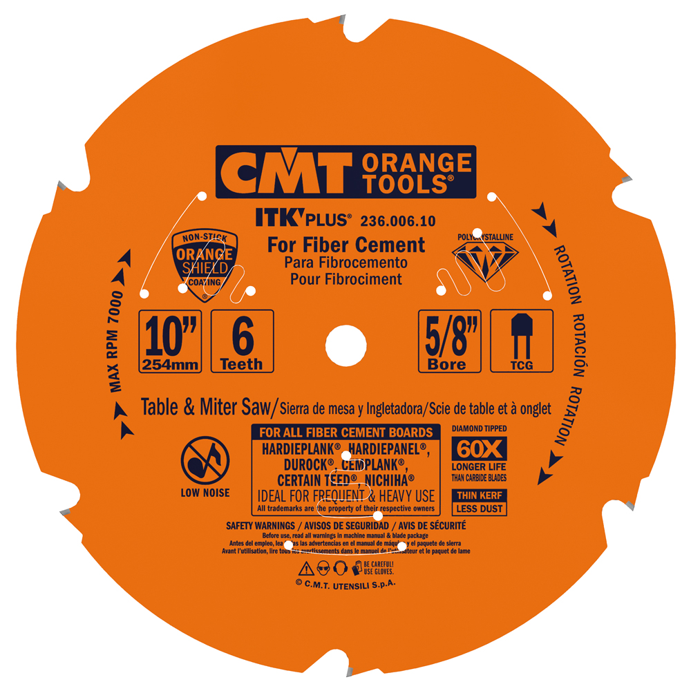 ITK Plus® diamond circular saw blades for ultra-hard materials