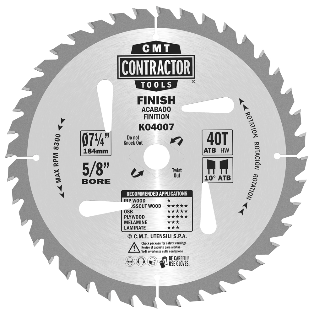 Lames circulaires ITK Contractor de finition