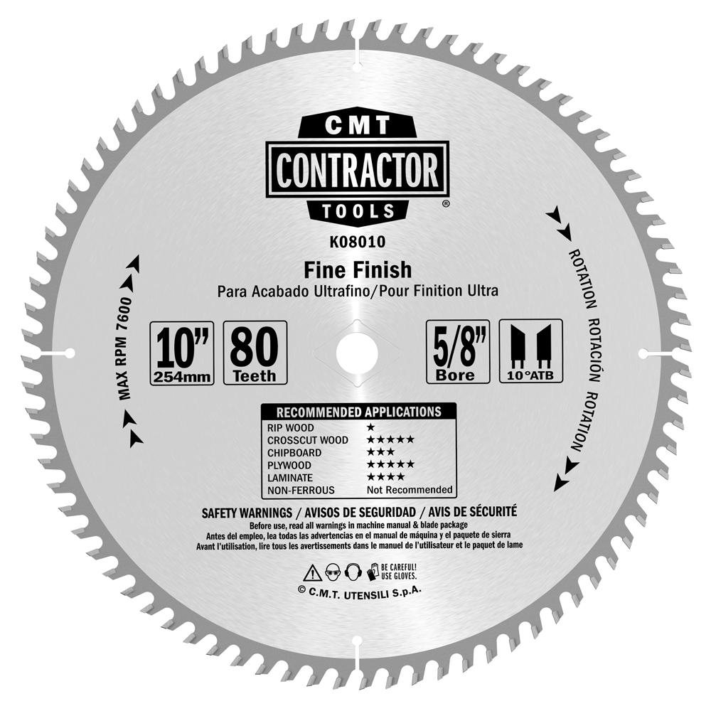 Sierras circulaires  Contractor®  de acabado fino