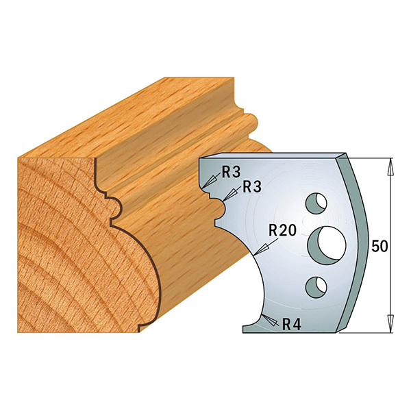 Couteaux profilés 690.501 Limiteurs 691.501