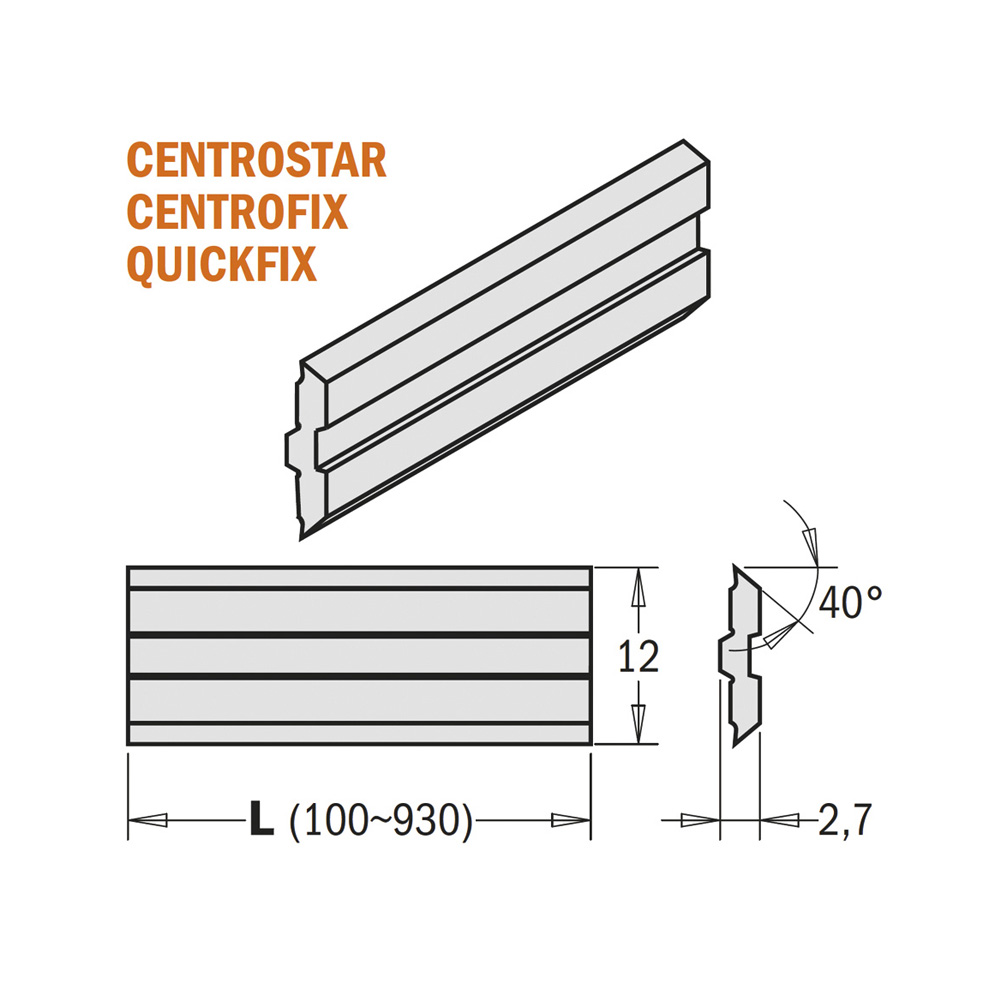 Planer and jointer knives - 795.12