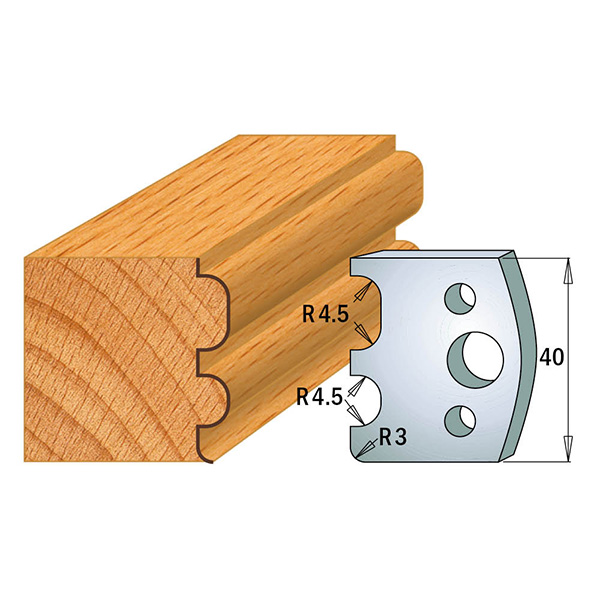 Coltelli sagomati 690.007 Limitatori 691.007