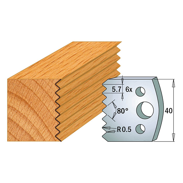 Couteaux profilés 690.077 Limiteurs 691.077