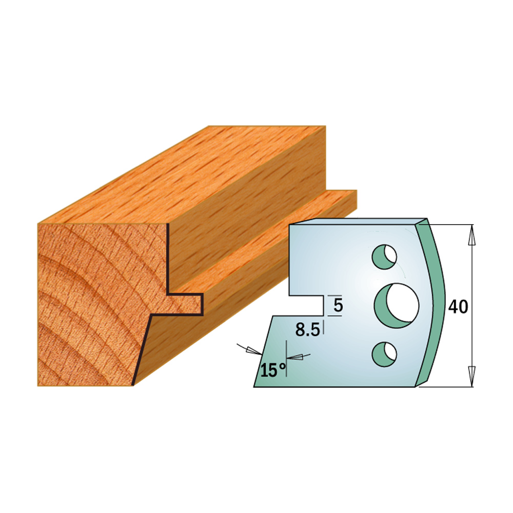 Couteaux profilés 690.085 Limiteurs 691.085