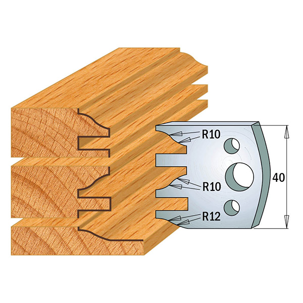 Couteaux profilés 690.124 Limiteurs 691.124