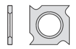 Coltelli reversibili in HWM - 4 taglienti
