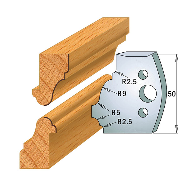 Profile knives 690.558 Limiters 691.558