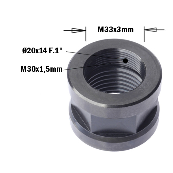 993 - Écrous de fixation de mandrins pour machines point/point