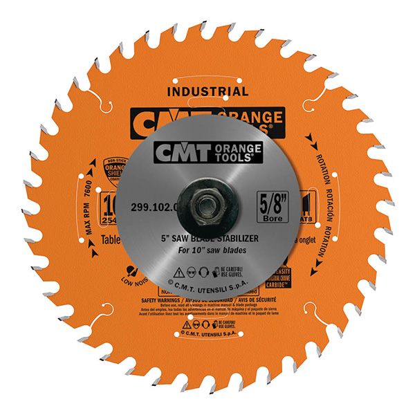 Circular saw blade stabilizers