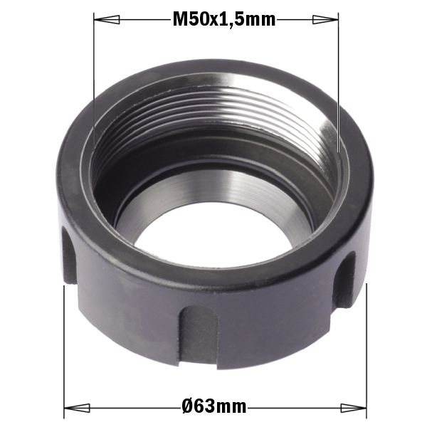 992 - Clamping nuts for chucks for ER40 precision collets