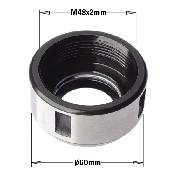 992 -  Clamping nut for &quot;DIN6388&quot; collets