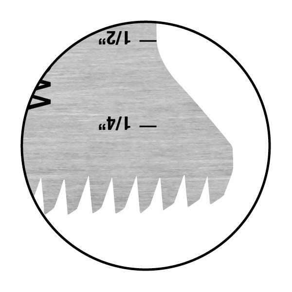 35mm Lama taglio di precisione a dentatura doppia &quot;Giapponese&quot; per legno. Long Life