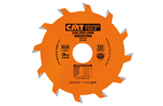 Industrial grooving circular saw blades