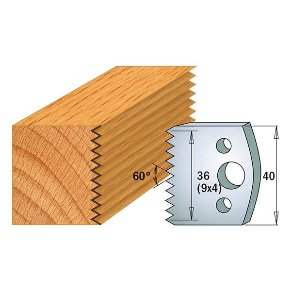 Coltelli sagomati 690.117 Limitatori 691.117