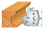 Cuchillas perfiladas 690.177 Contracuchillas 691.177