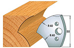 Cuchillas perfiladas 690.550 Contracuchillas 691.550