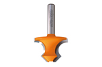 Beading router bit with 45° bevel