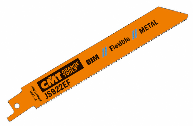 Sabre blade for cutting sheet metal, pipe and profiles