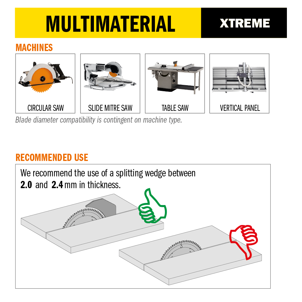 Lame per multi materiali - LONG LIFE