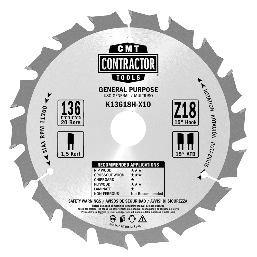 K1-2 Contractor circular saw blade in Masterpack K CONTRACTOR®