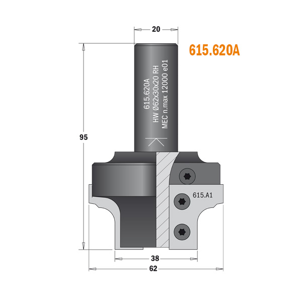 MDF door bit bodies