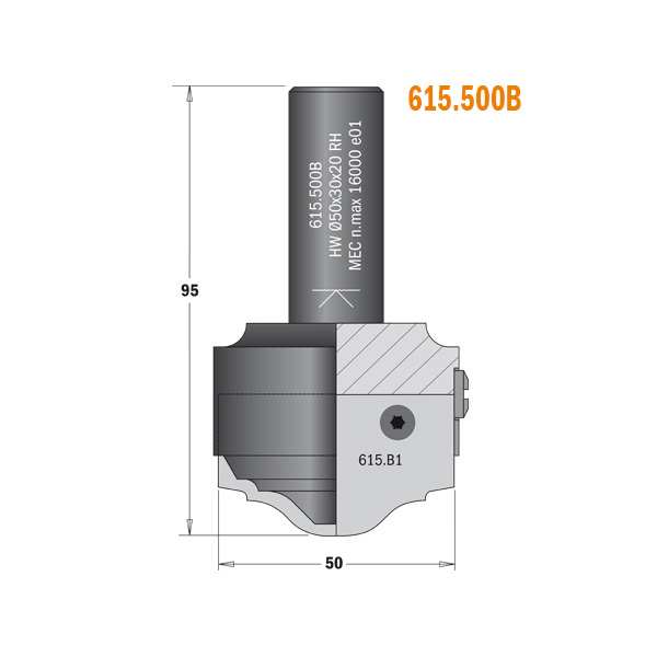 MDF door bit bodies