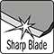 sharp blade