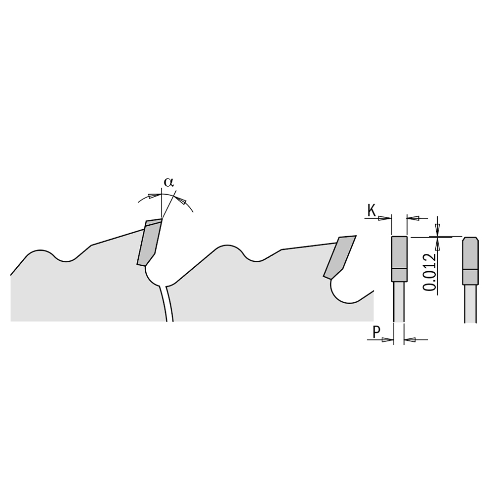Lame de scie de précision pour coupes longitudinales (Série Industrielle)