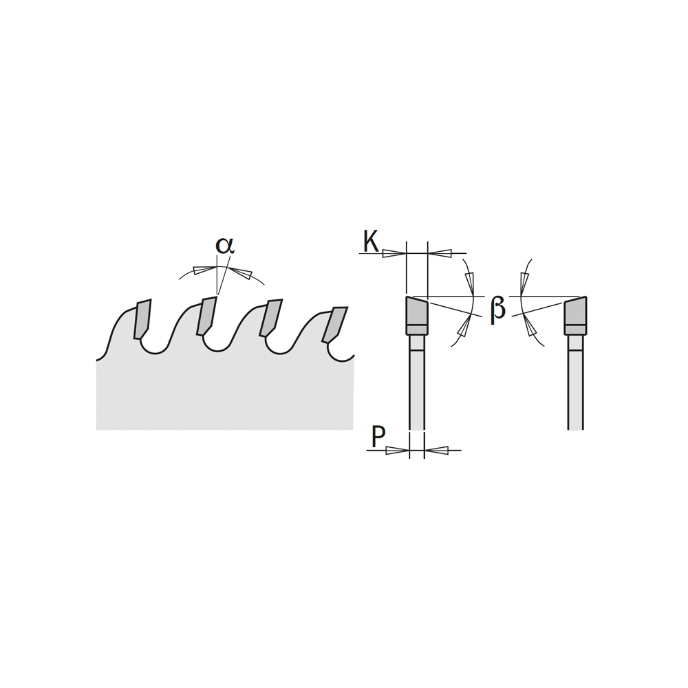 Lame circulaire de tronçonnage et de coupe transversale - Ultra Finish