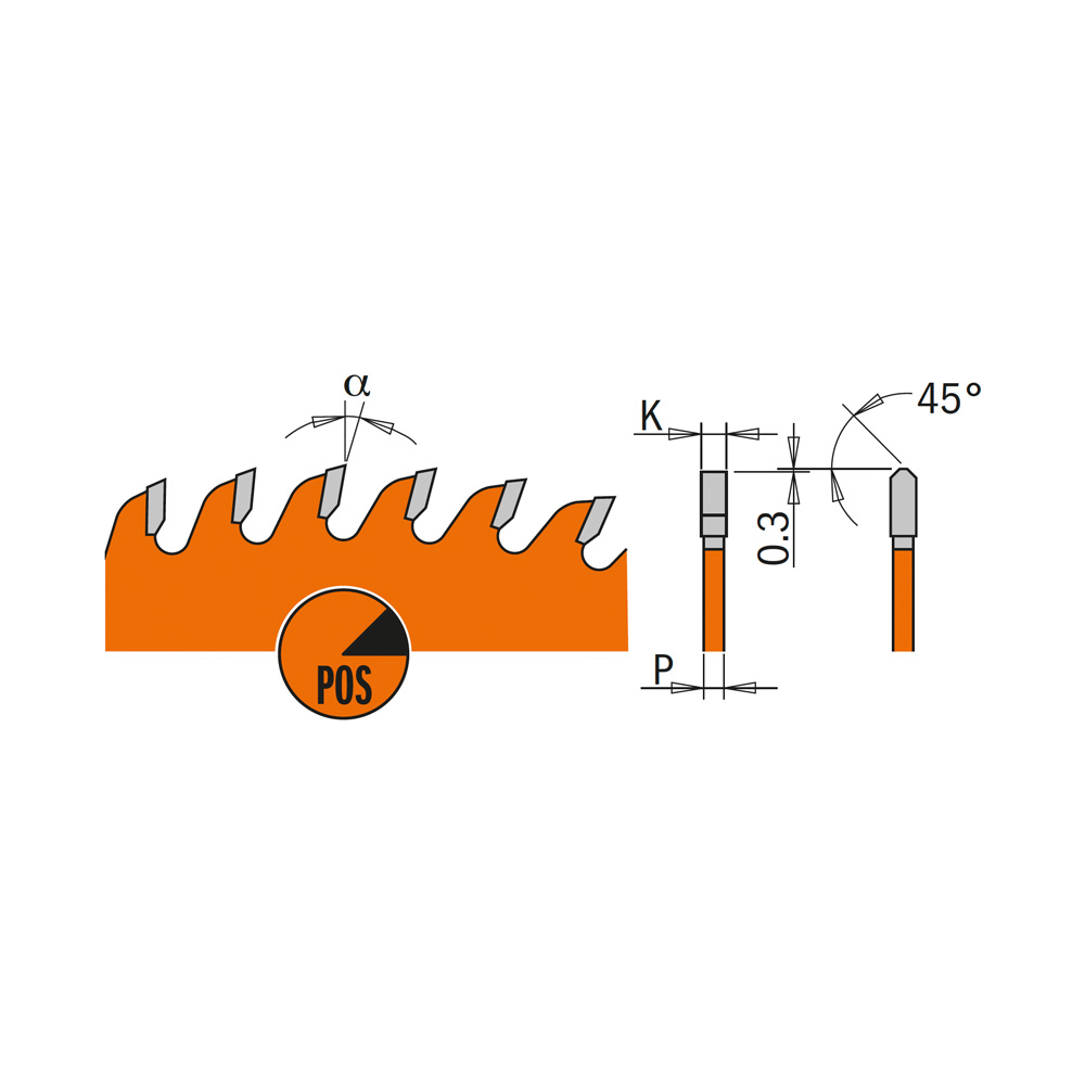 Lames circulaires Industrielles pour matériaux non ferreux et  PVC