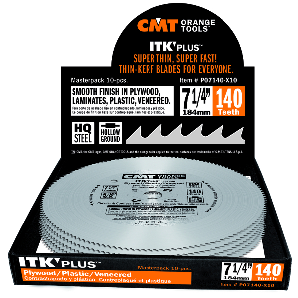 Lames circulaires ITK Plus pour contreplaqué et finition