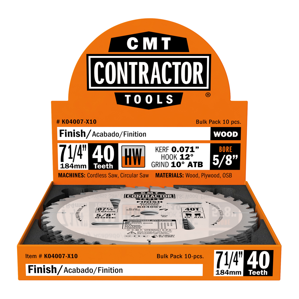 Lames circulaires ITK Contractor de finition