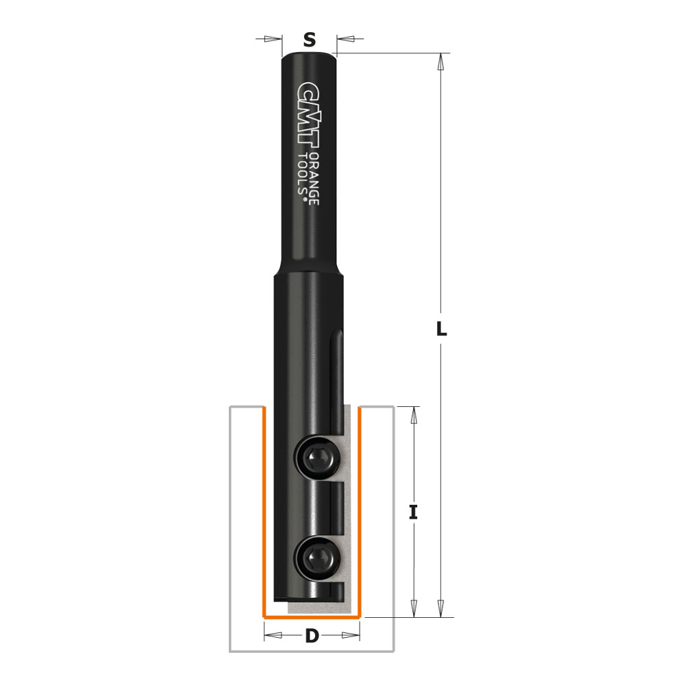 Wendeplatten-Nutfräser für Laminat