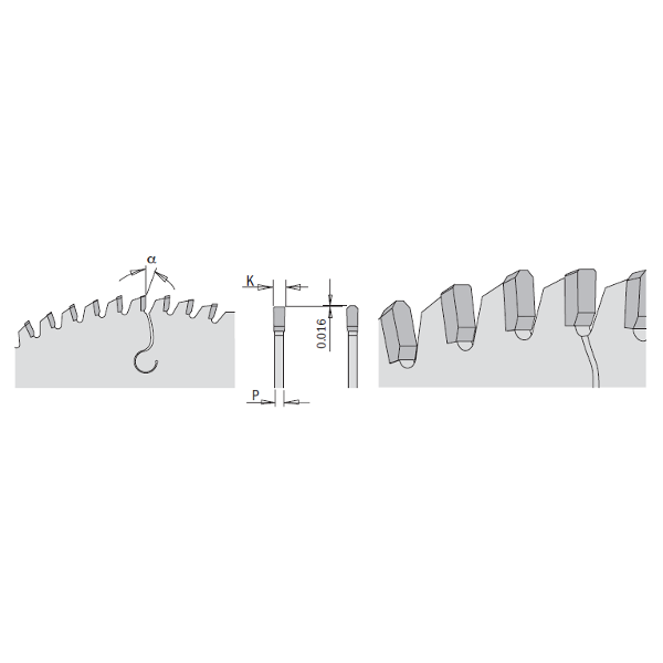 Heavy-duty Solid Surface Blades Orange Chrome