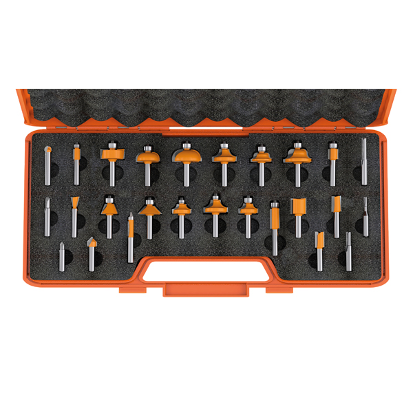 26 piece router bit sets