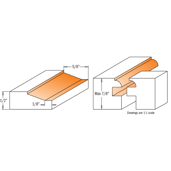 3 piece small arch door sets