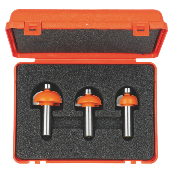 3 piece cove router bit sets