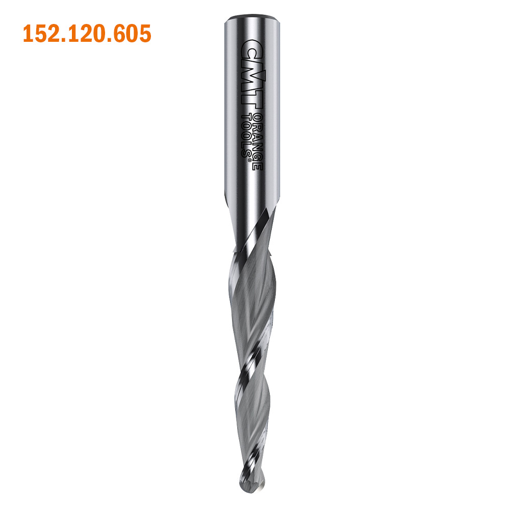 Solid Carbide Upcut 2D/3D Carving Tapered Ball Nose Spiral Bits