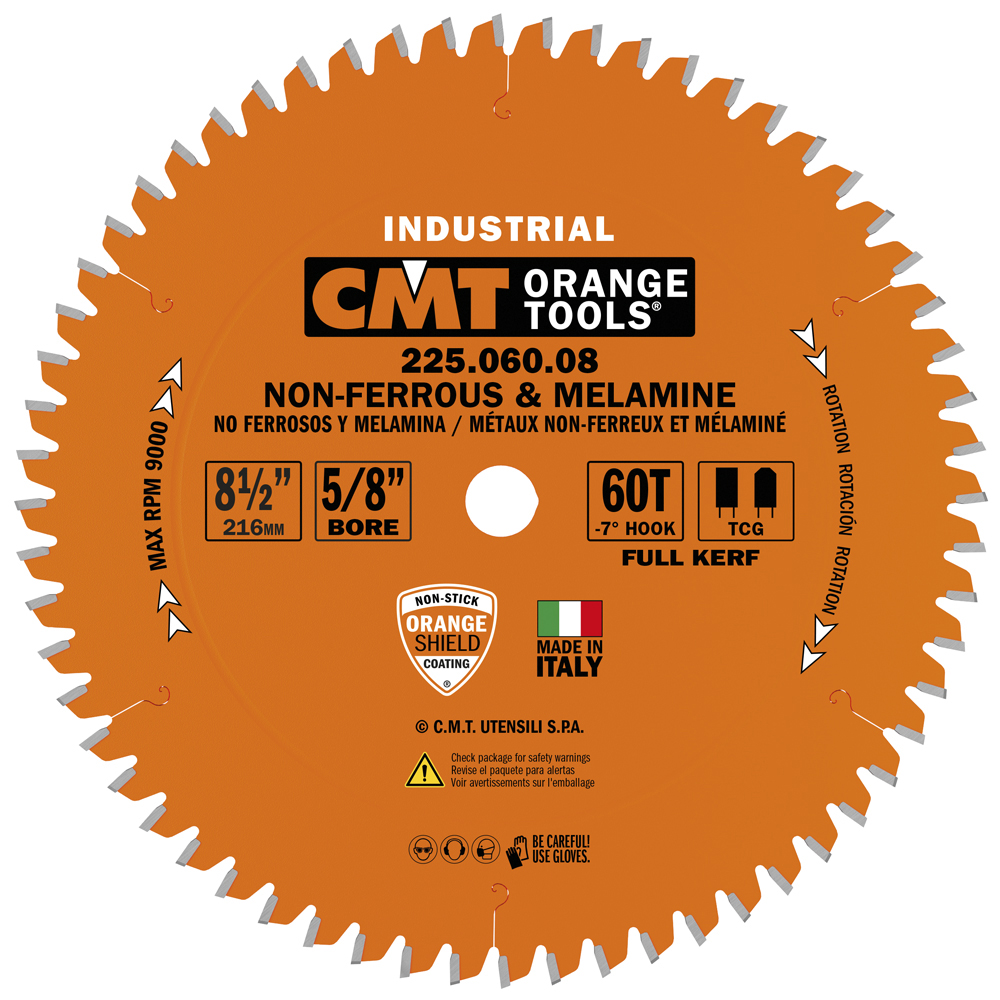 Industrial Xtreme non-ferrous metal, PVC &amp; melamine circular saw blades