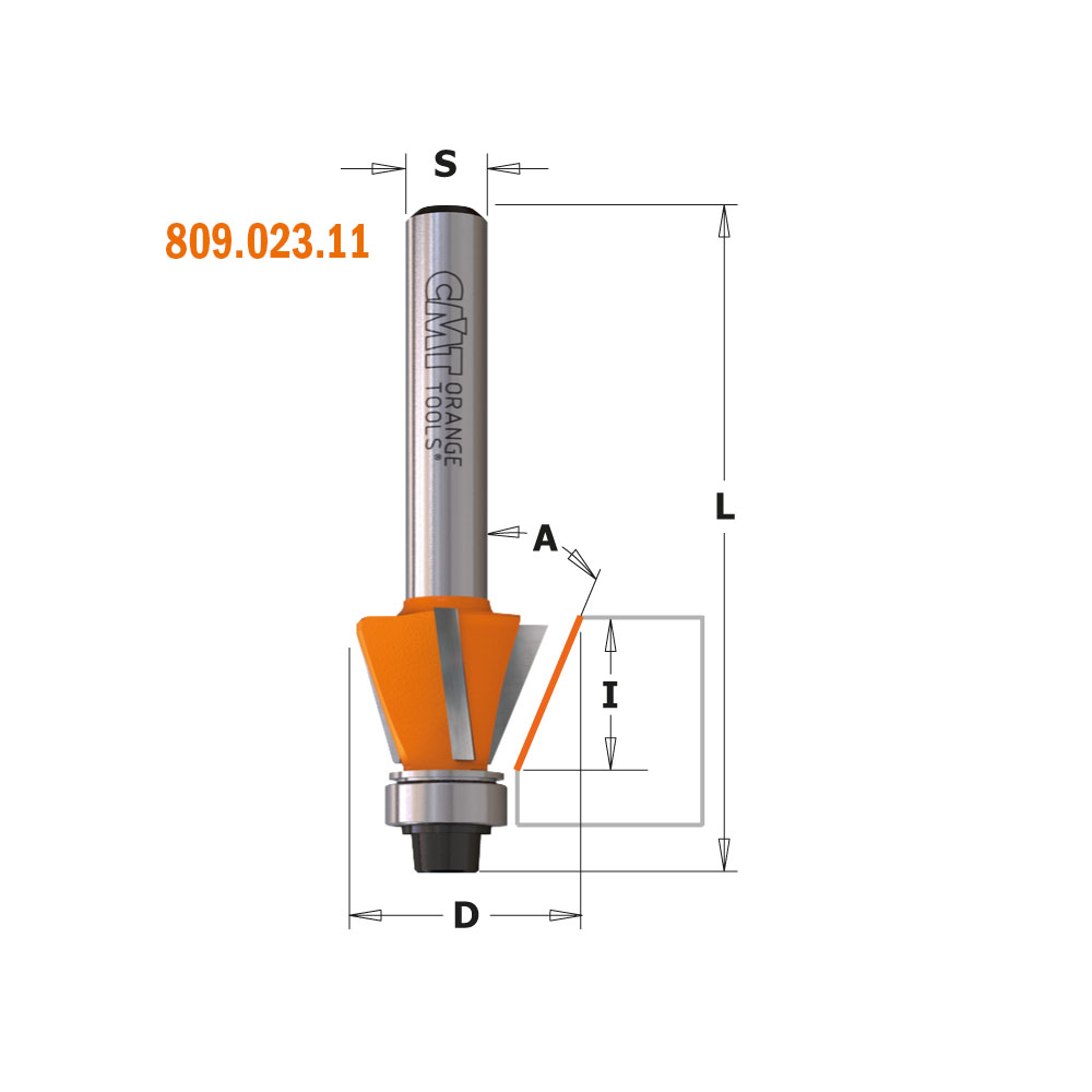 Combination trimmer router bits