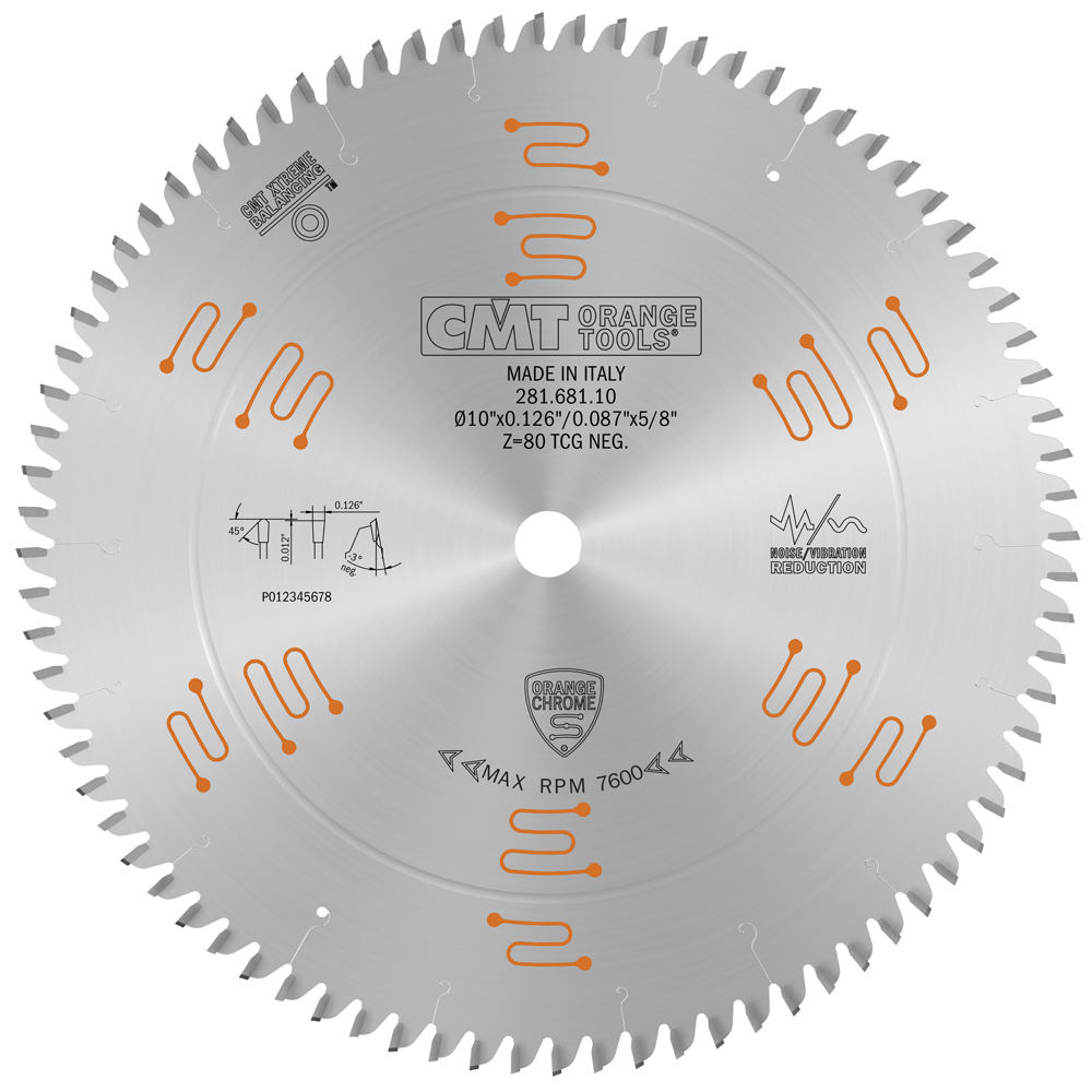 Industrial Chromed Double Sided Laminate/Melamine Blades