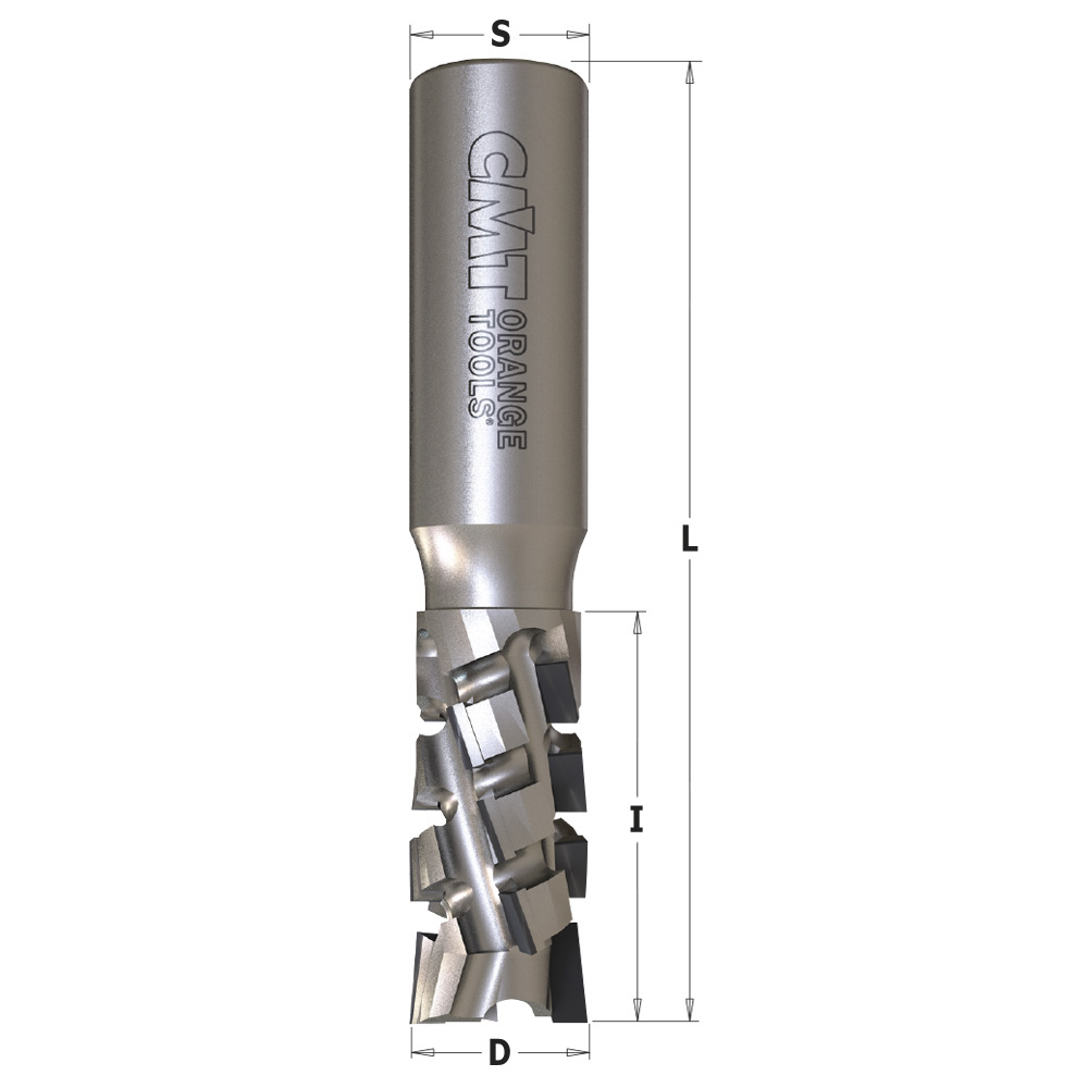 DP - Router Cutters with 20° Shear Angle - LONG LIFE
