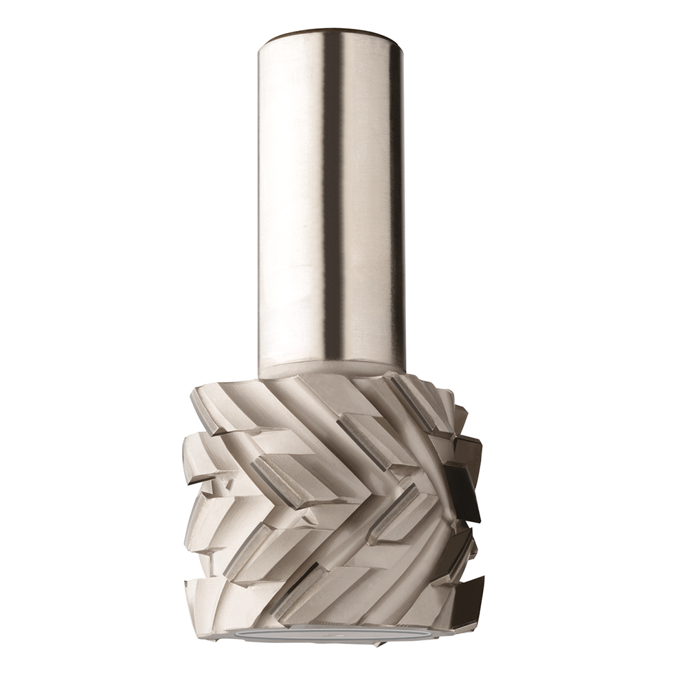 Diamond router cutters with 40° shear angle for roughing - LONG LIFE