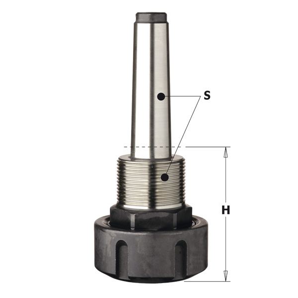 Mandrins à pinces ER32 avec queue conique MK2/MK3