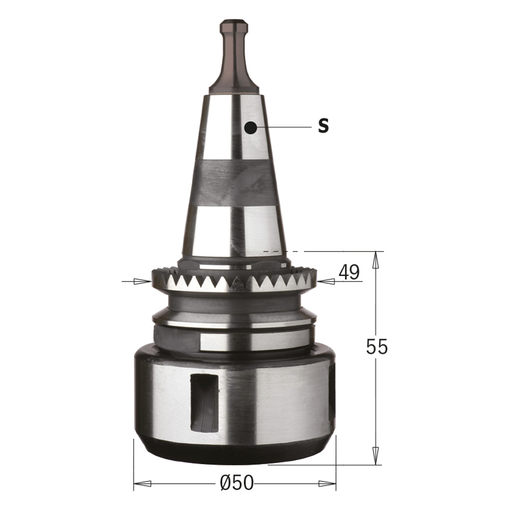 ER32-Spannzangenfutter mit ISO30-Schaft