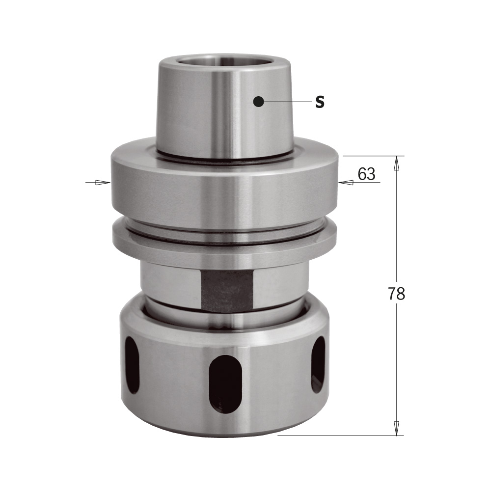 Mandrino a pinze elastiche “DIN6388” attacco HSK-63F