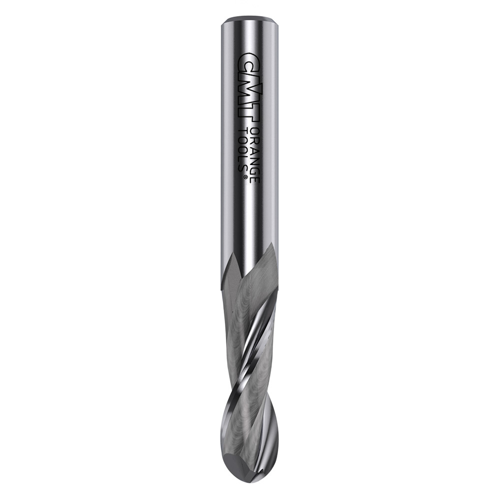 Z2 - Round Nose Solid Carbide Upcut Spiral Bits